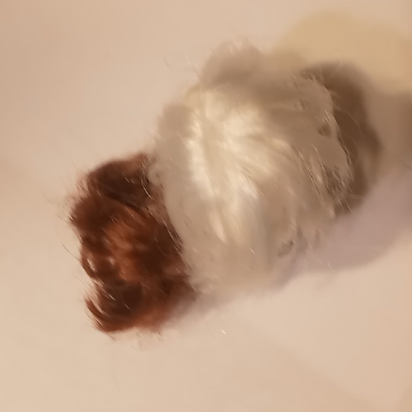 Vintage CitiToy 1989 Old English Sheep Dog 3" Brown and White Long Hair Doll Pet - Picture 2 of 5